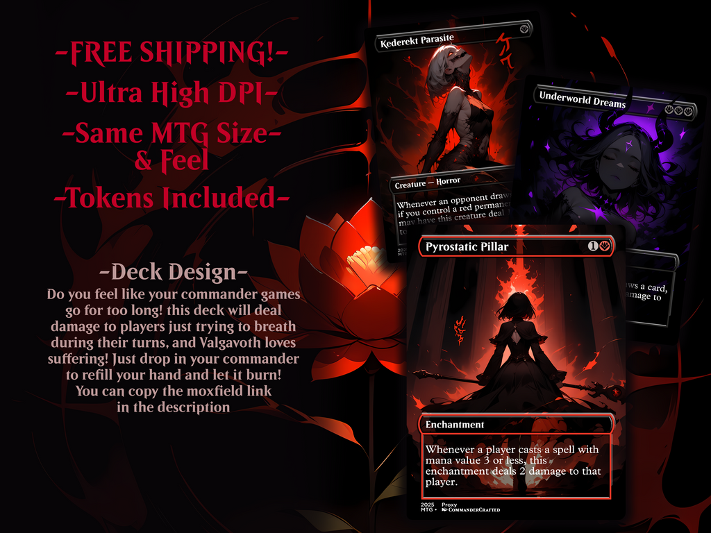 Valgavoth, Harrower of Souls Life Drain Commander Deck