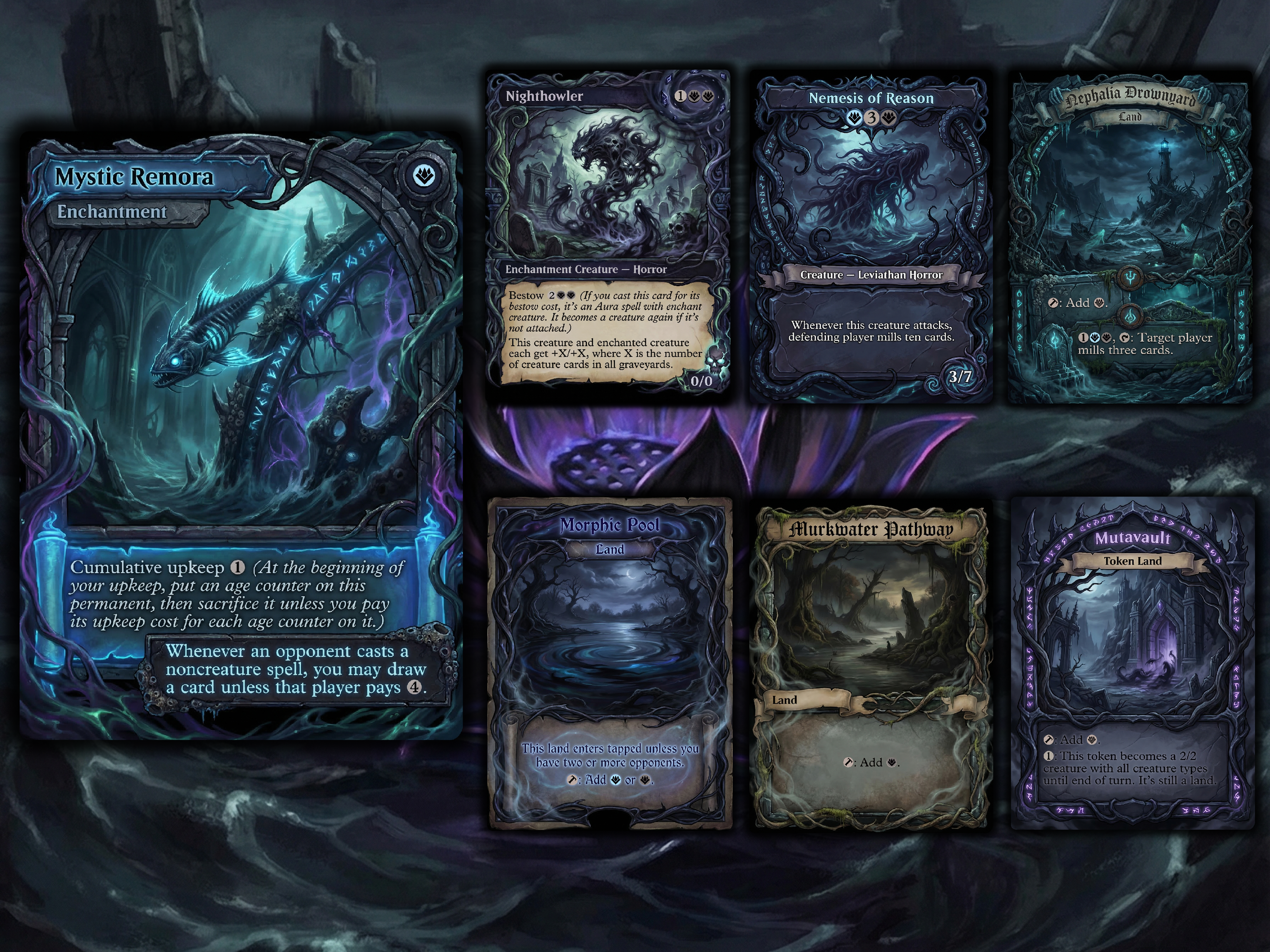 Captain N'ghathrod Horror Tribal Commander Proxy Deck