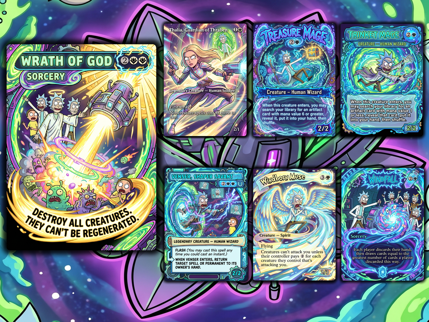 Grand Arbiter Rick and Morty Commander Proxy Deck