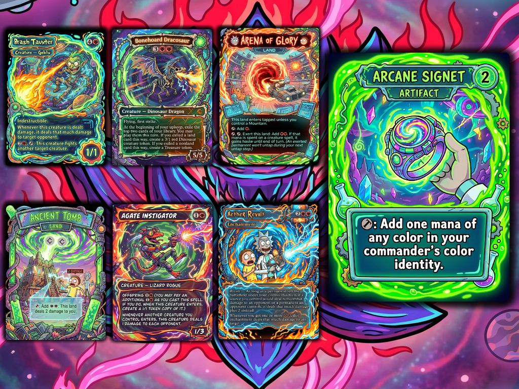 Norin the Wary Rick and Morty Proxy Commander Deck