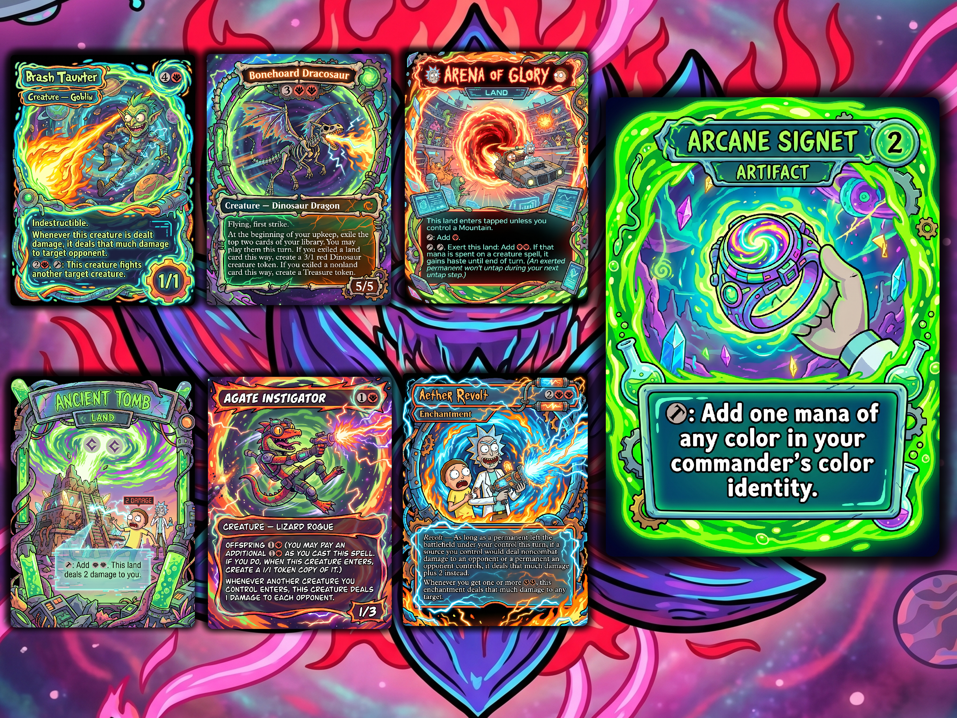 Norin the Wary Rick and Morty Proxy Commander Deck