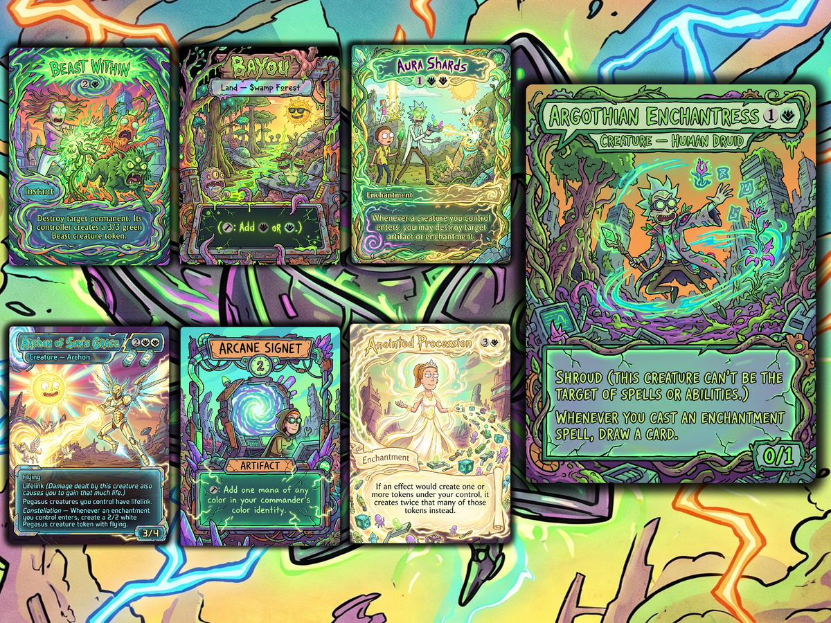 Anikthea, Hand of Erebos Rick and Morty Proxy Commander Deck