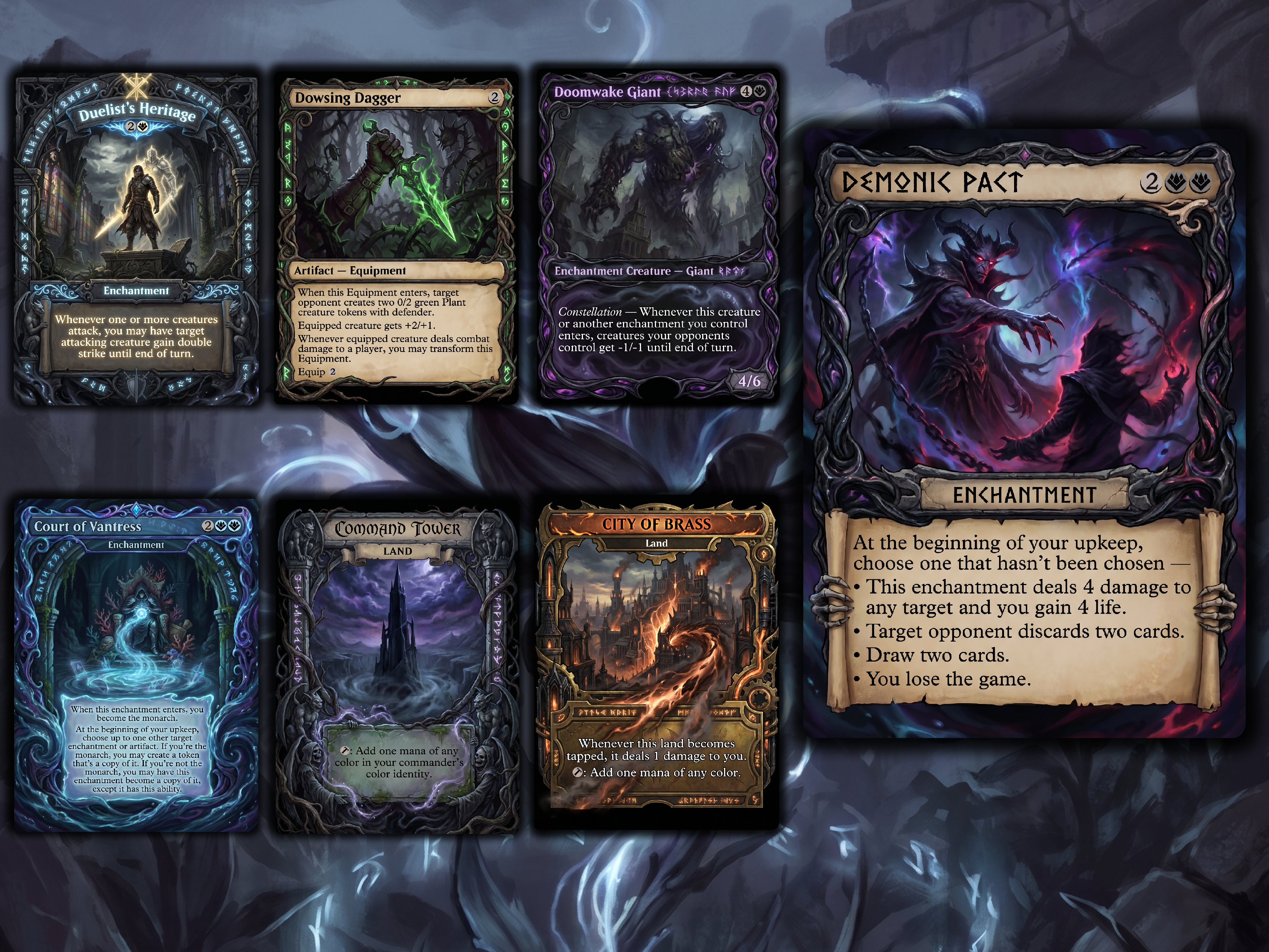 Zur, Eternal Schemer Commander Proxy Deck