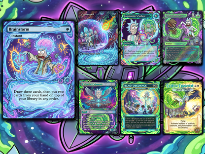 Grand Arbiter Rick and Morty Commander Proxy Deck