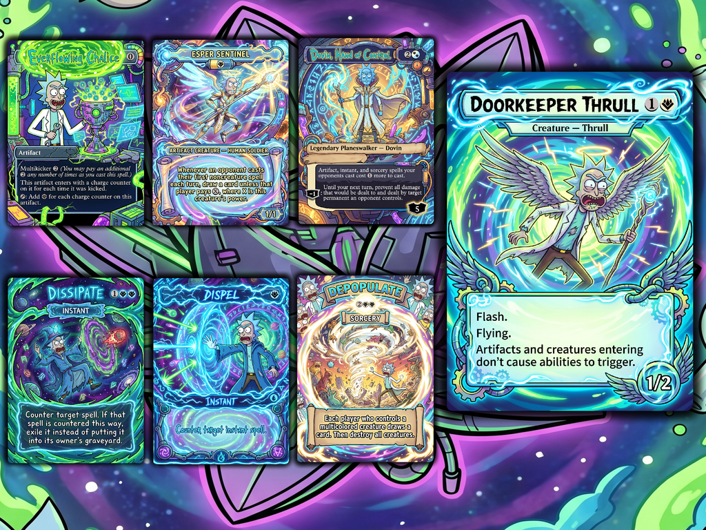 Grand Arbiter Rick and Morty Commander Proxy Deck