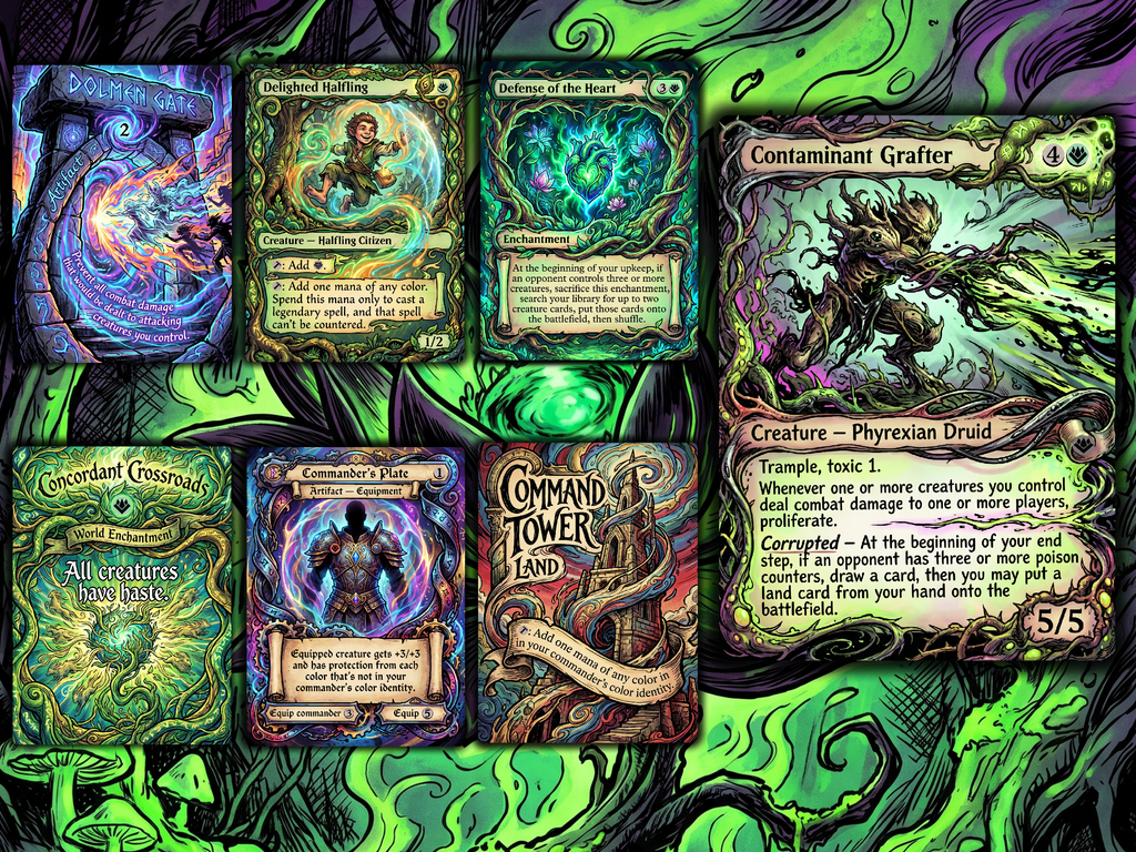 Deathtouch Tribal Fynn, the Fangbearer Commander Proxy Deck