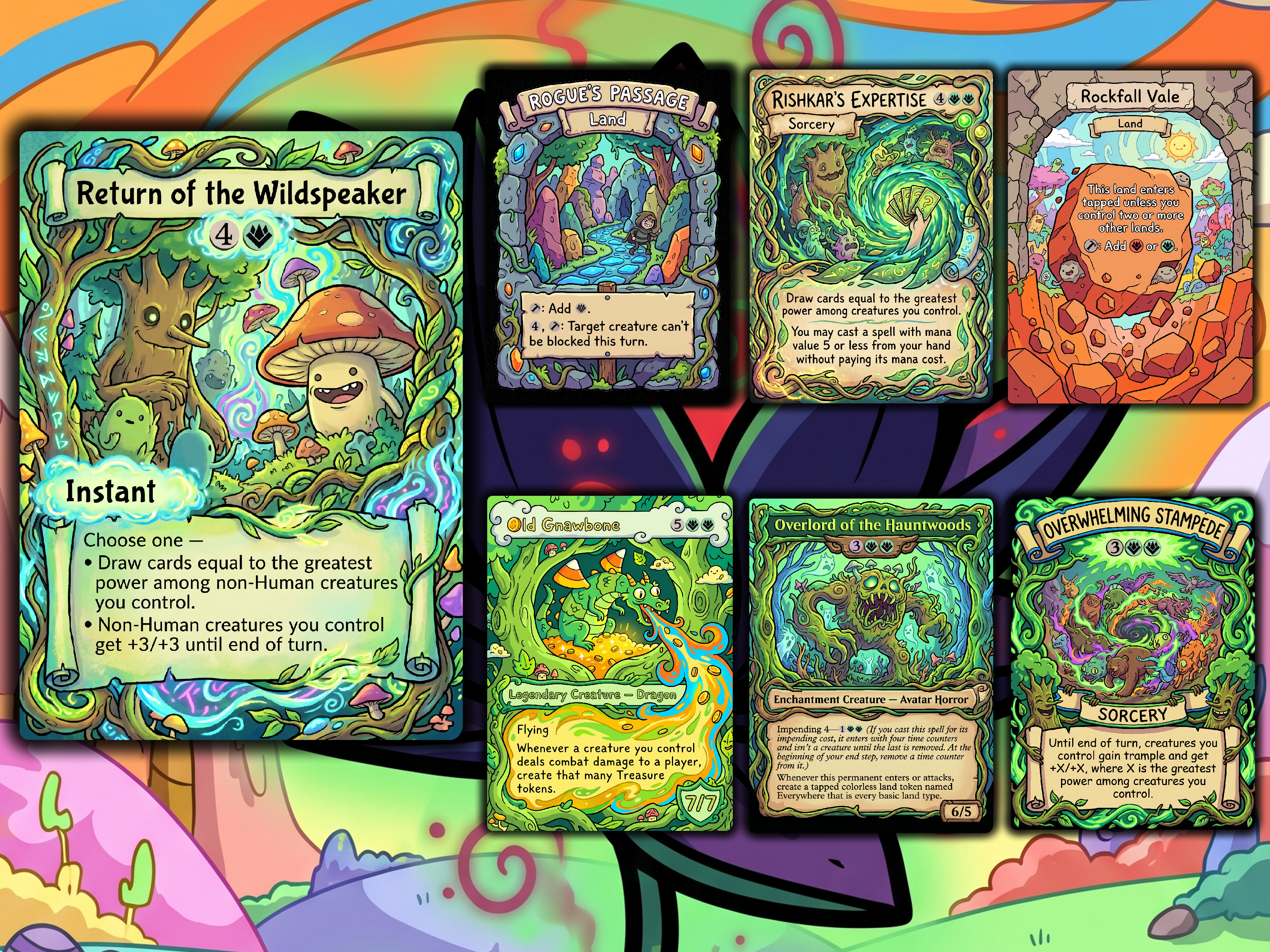 Bello Adventure Time Art Style Commander Proxy Deck