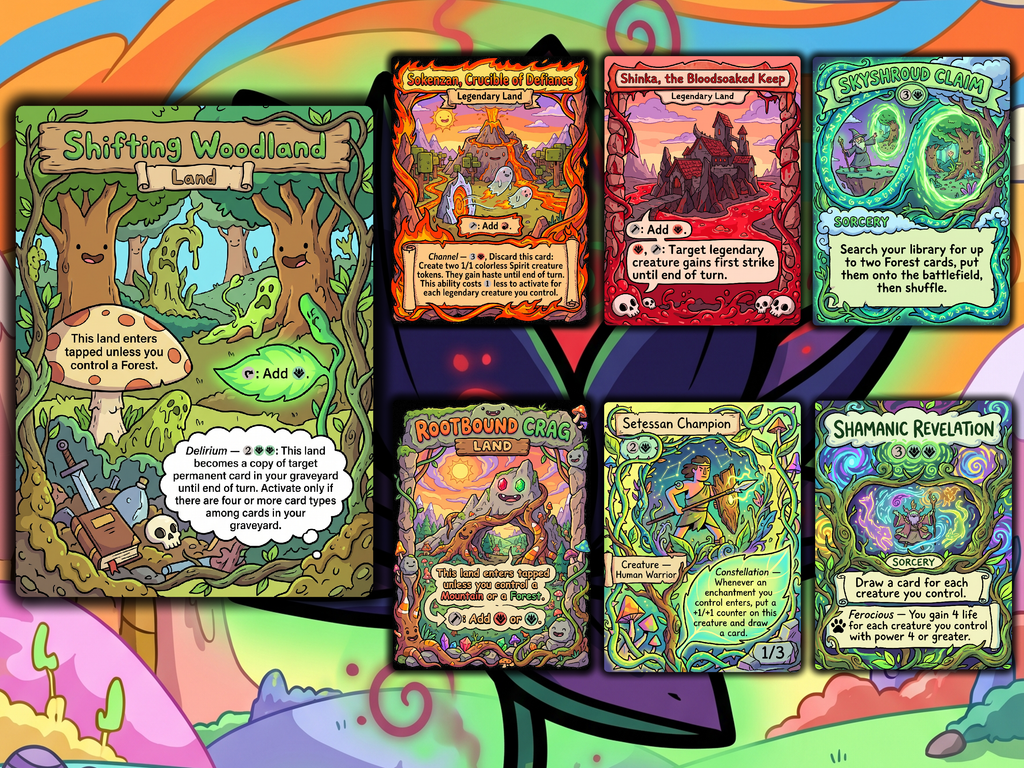 Bello Adventure Time Art Style Commander Proxy Deck