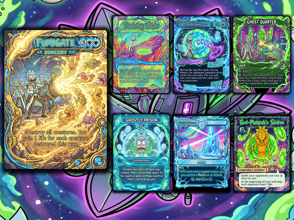 Grand Arbiter Rick and Morty Commander Proxy Deck