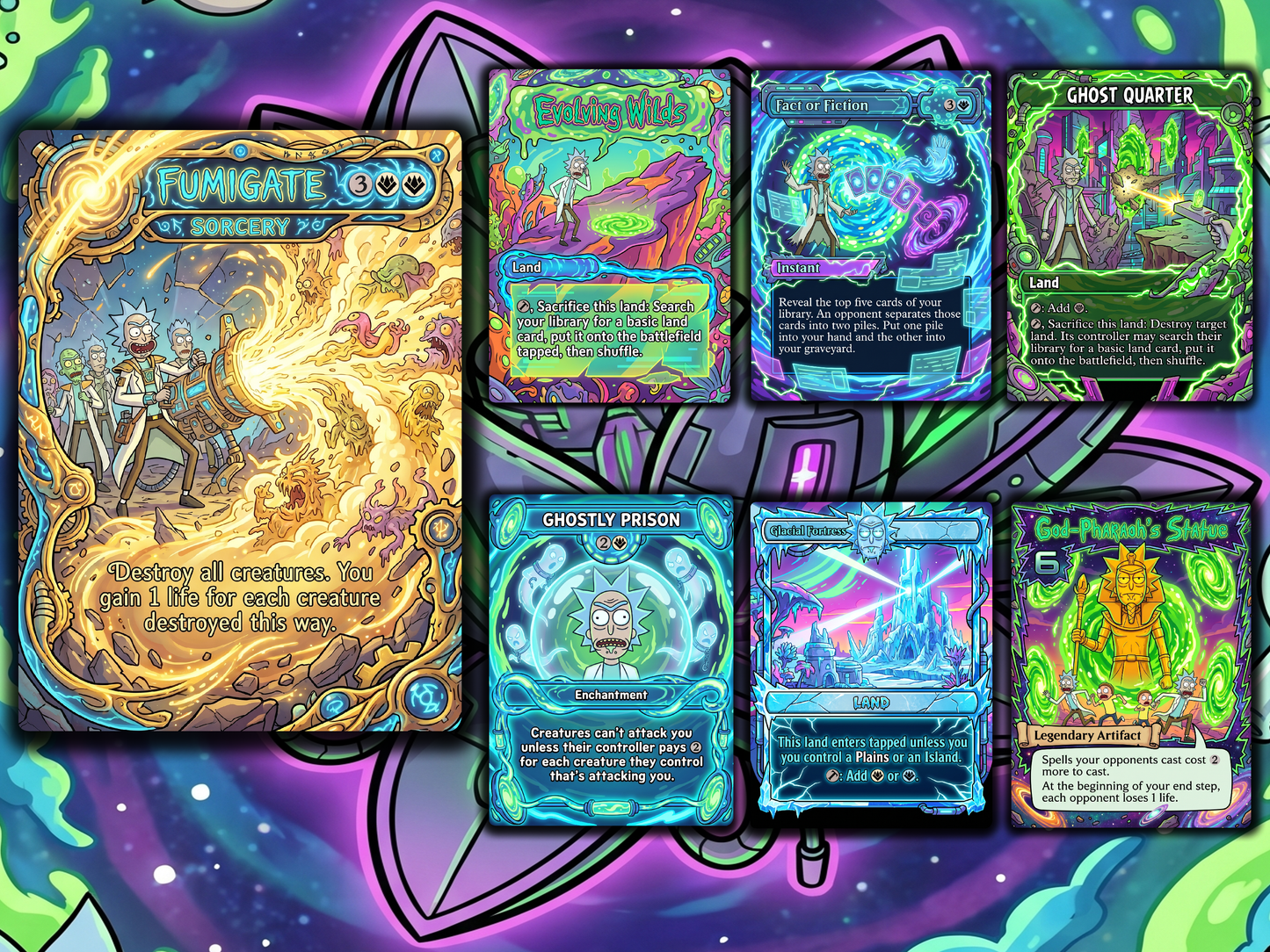 Grand Arbiter Rick and Morty Commander Proxy Deck