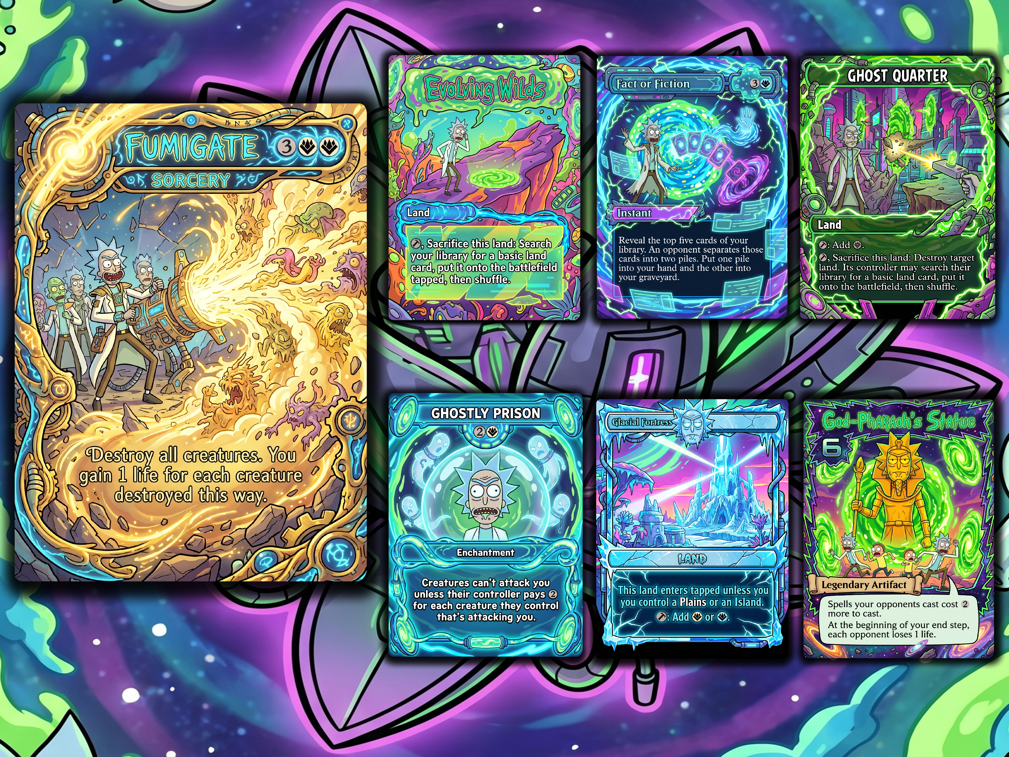Grand Arbiter Rick and Morty Commander Proxy Deck