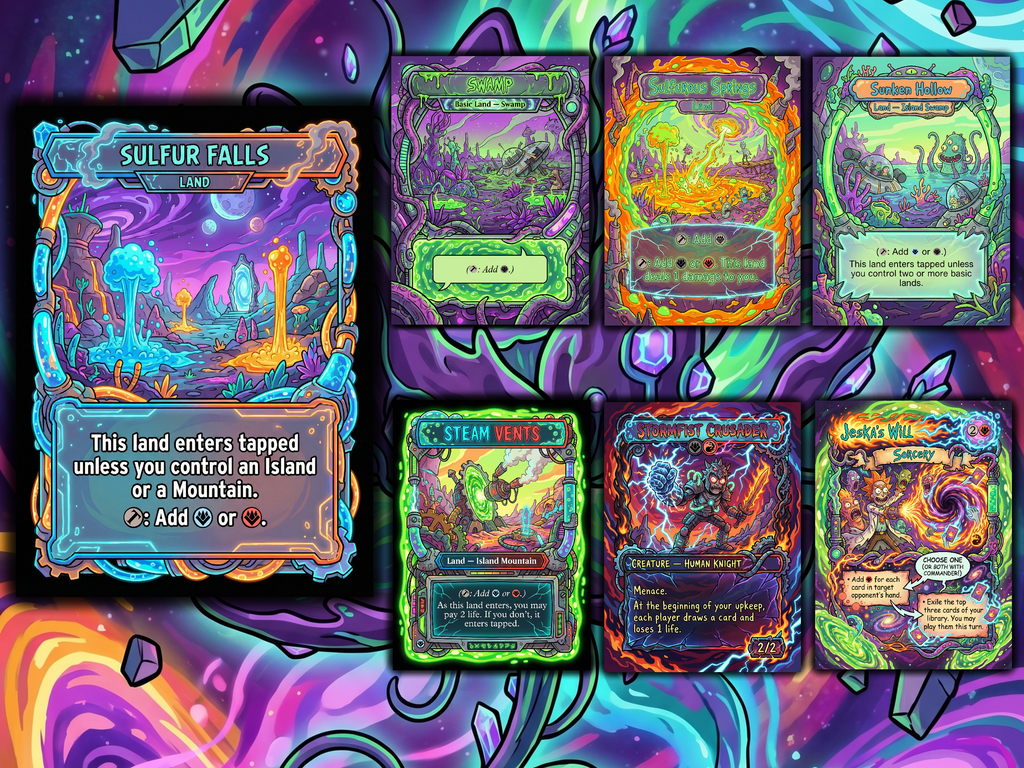 Nekusar, the Mindrazer Rick and Morty Commander Proxy Deck