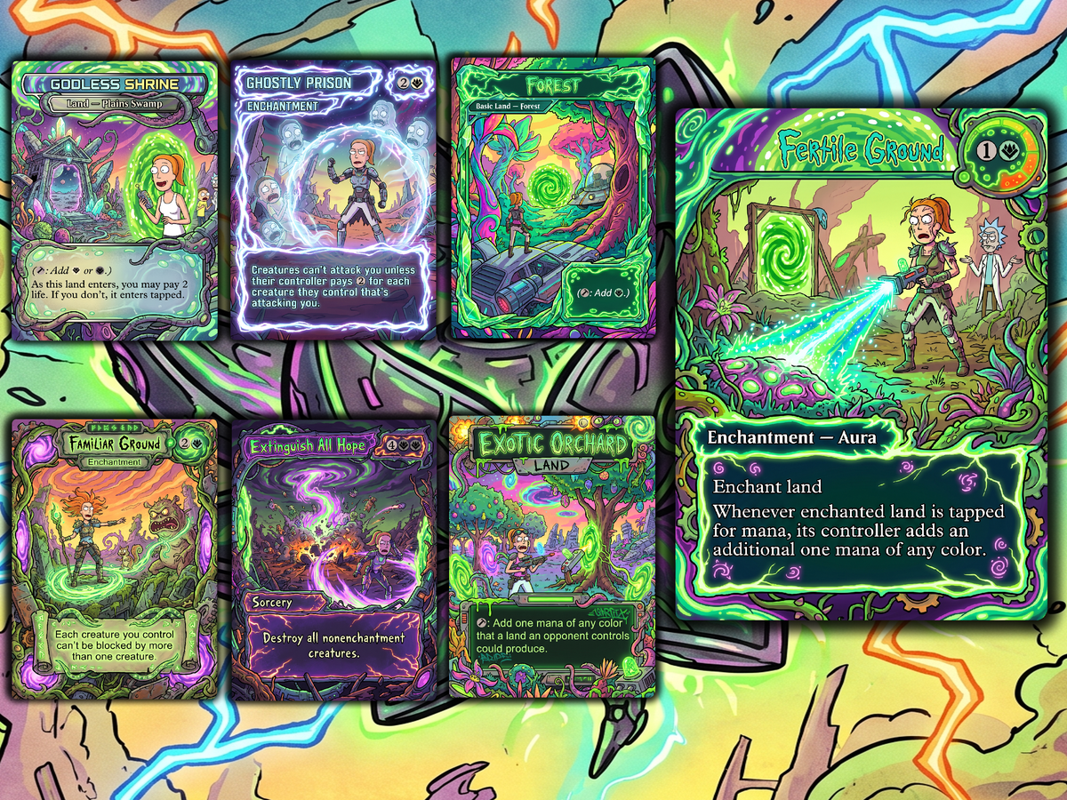 Anikthea, Hand of Erebos Rick and Morty Proxy Commander Deck