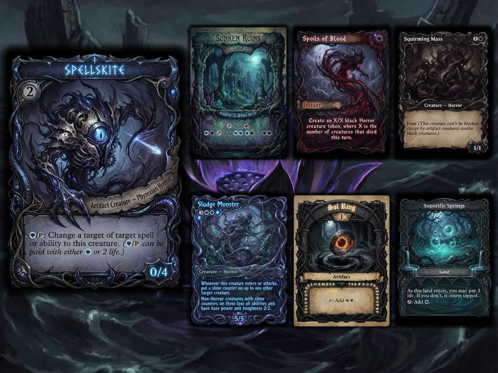 Captain N'ghathrod Horror Tribal Commander Proxy Deck