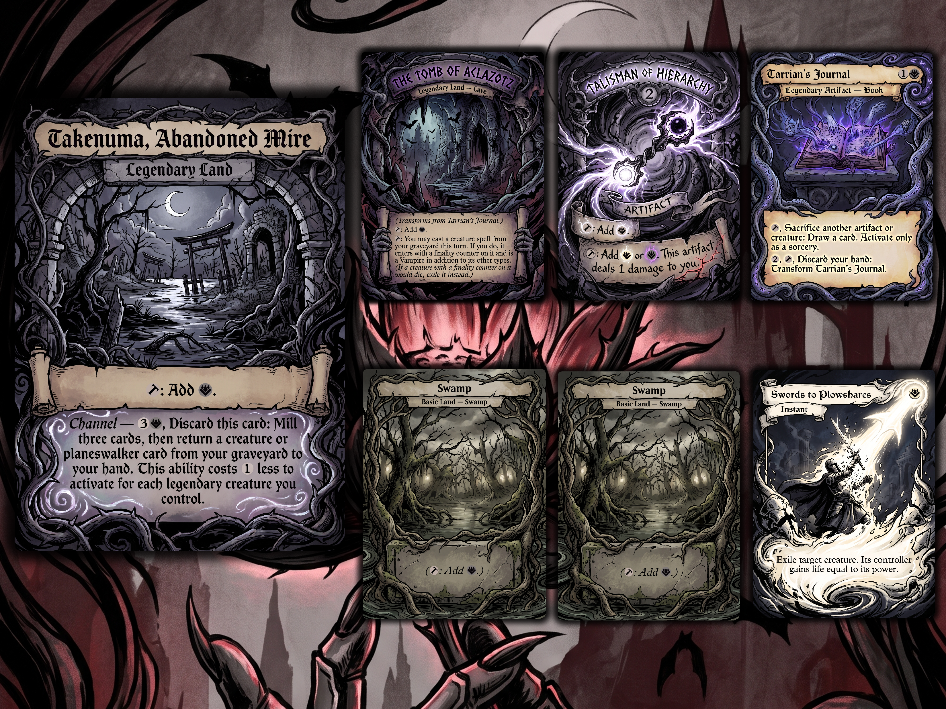 Vampire Tribal Clavileño Proxy Commander Deck
