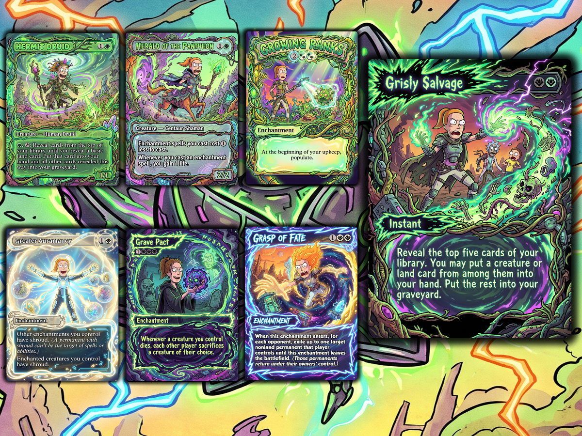 Anikthea, Hand of Erebos Rick and Morty Proxy Commander Deck