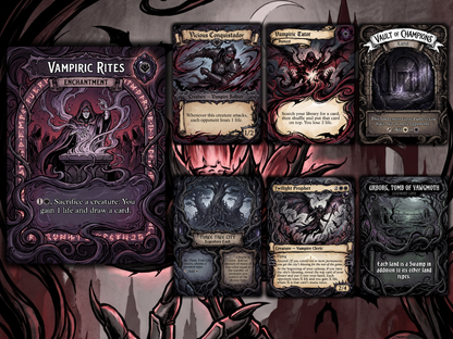 Vampire Tribal Clavileño Proxy Commander Deck