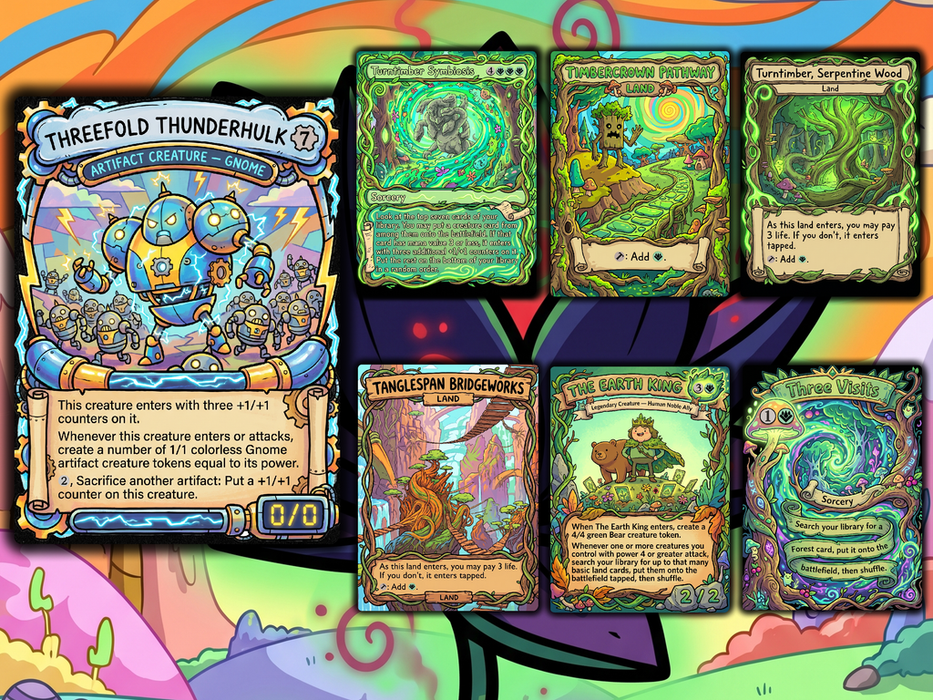 Bello Adventure Time Art Style Commander Proxy Deck