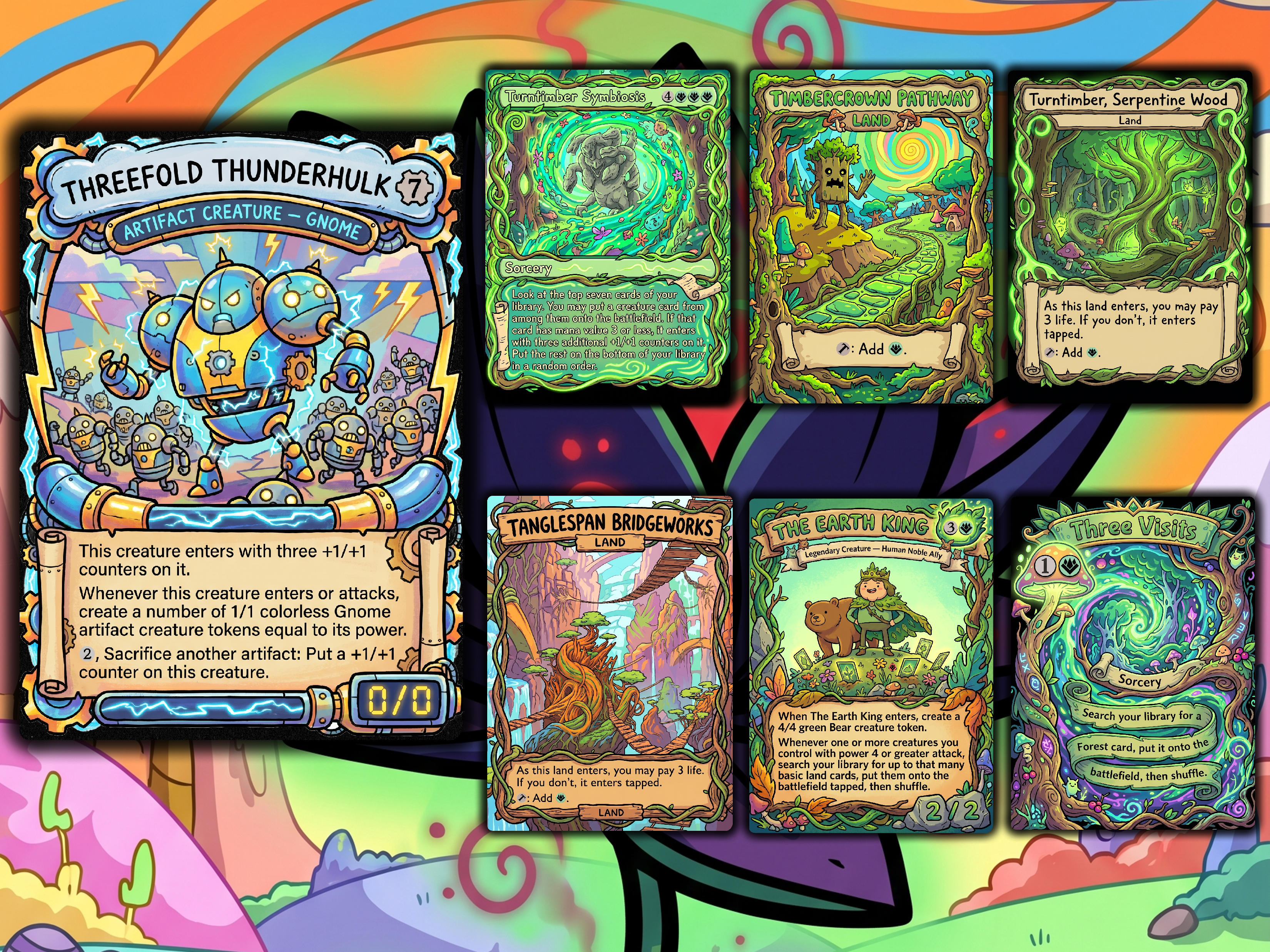 Bello Adventure Time Art Style Commander Proxy Deck