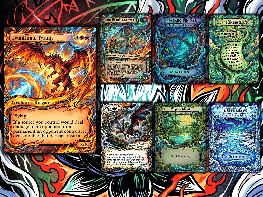 Dragon Tribal Ur-Dragon Proxy Commander Deck