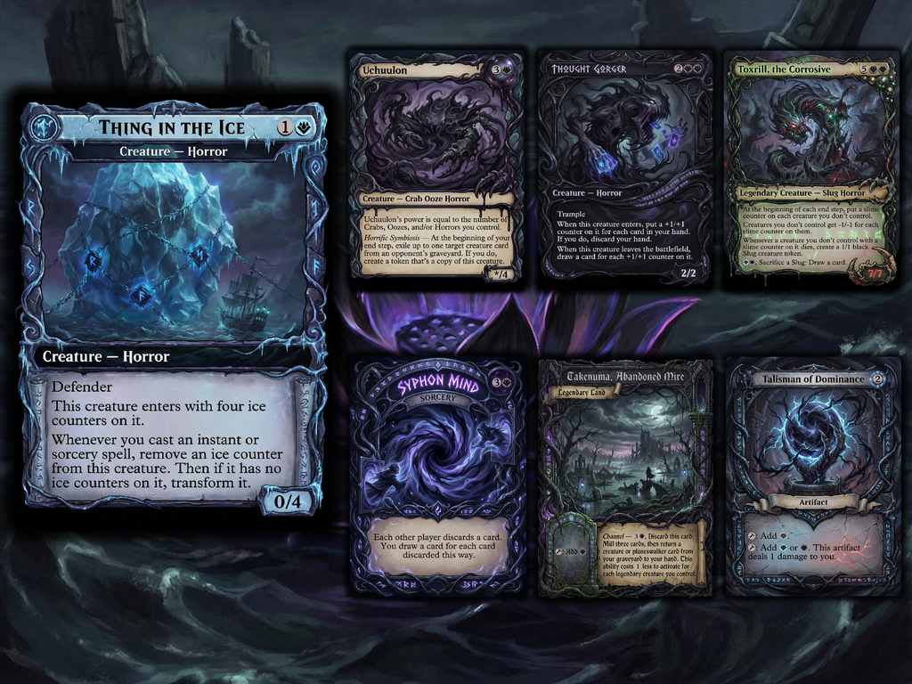 Captain N'ghathrod Horror Tribal Commander Proxy Deck