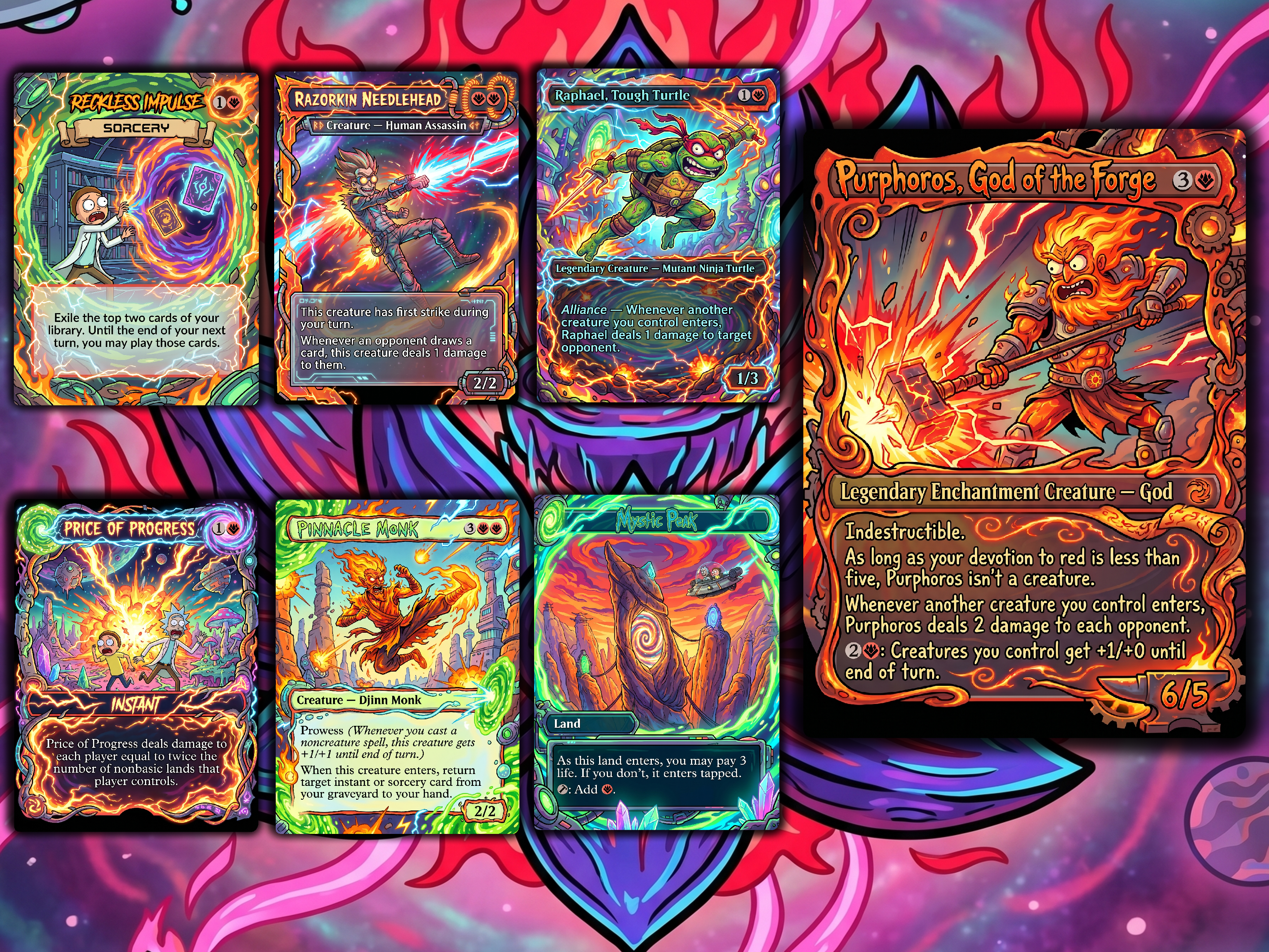 Norin the Wary Rick and Morty Proxy Commander Deck