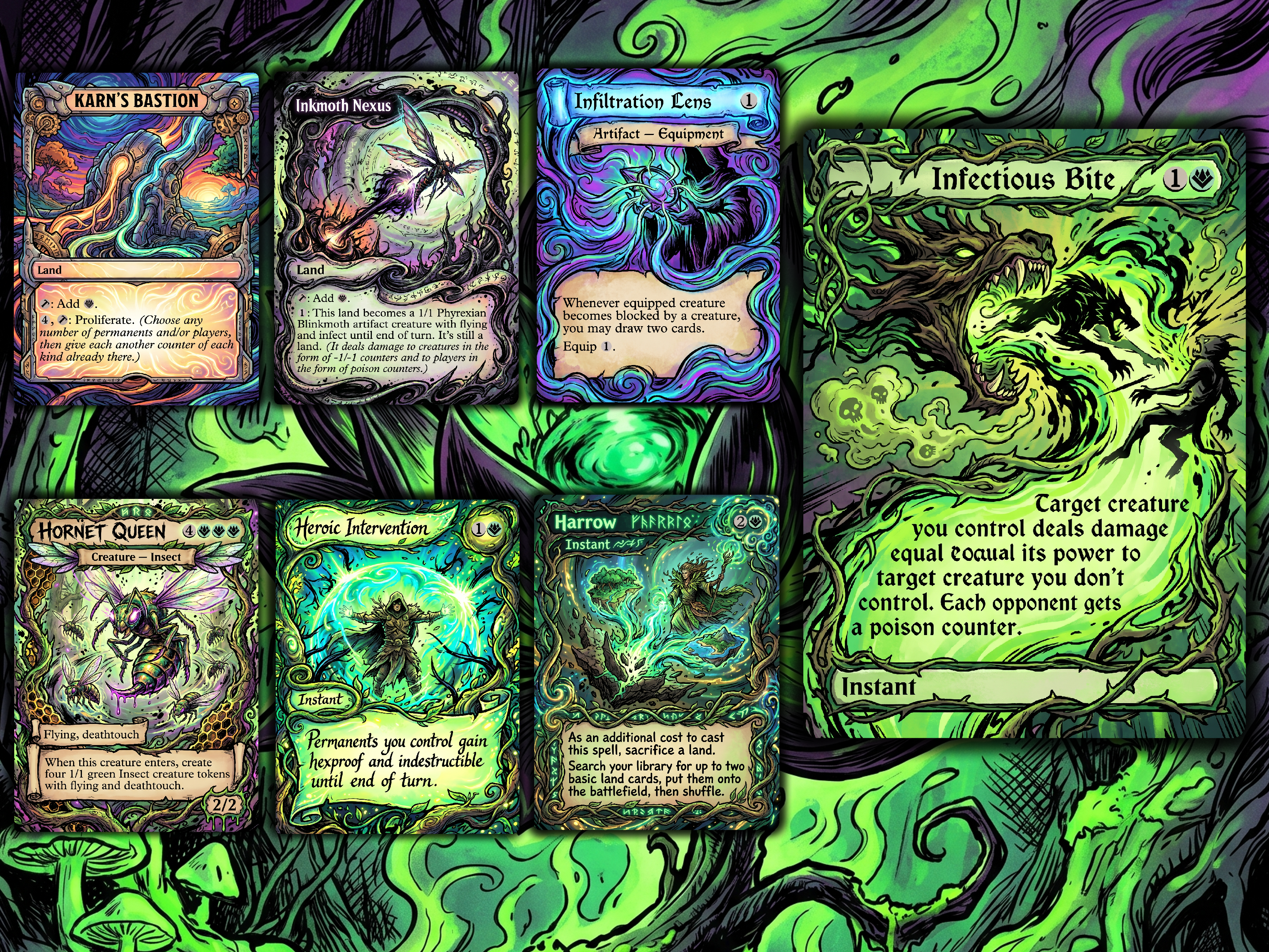 Deathtouch Tribal Fynn, the Fangbearer Commander Proxy Deck