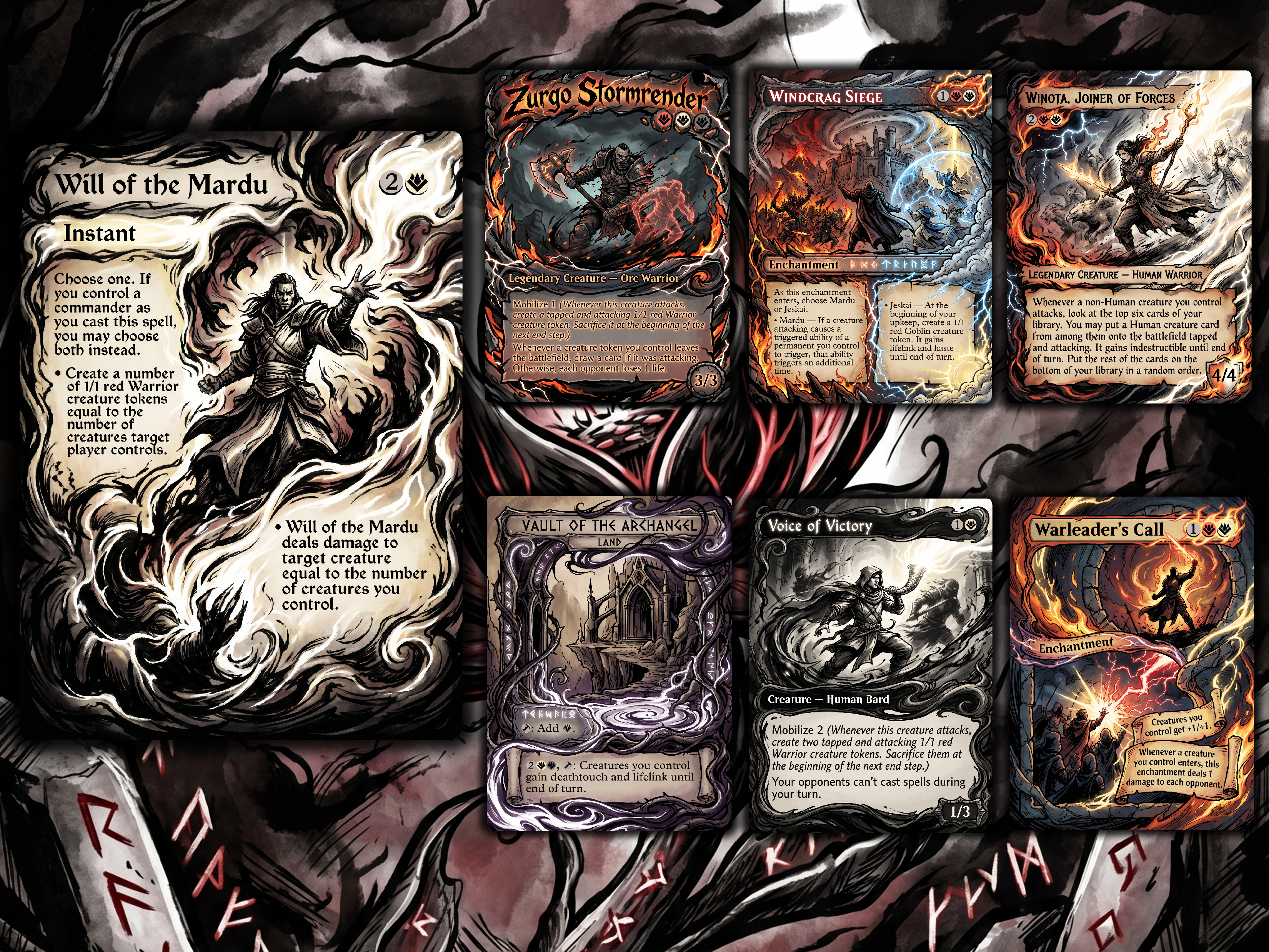 Isshin, Aggro Commander Proxy Deck