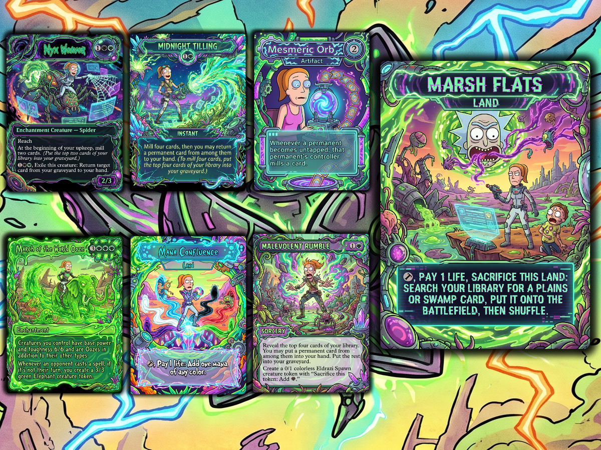 Anikthea, Hand of Erebos Rick and Morty Proxy Commander Deck