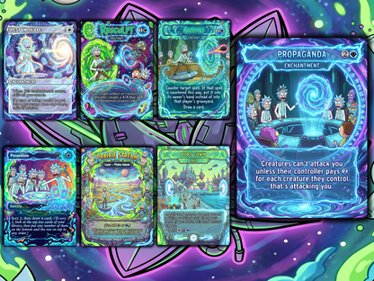 Grand Arbiter Rick and Morty Commander Proxy Deck