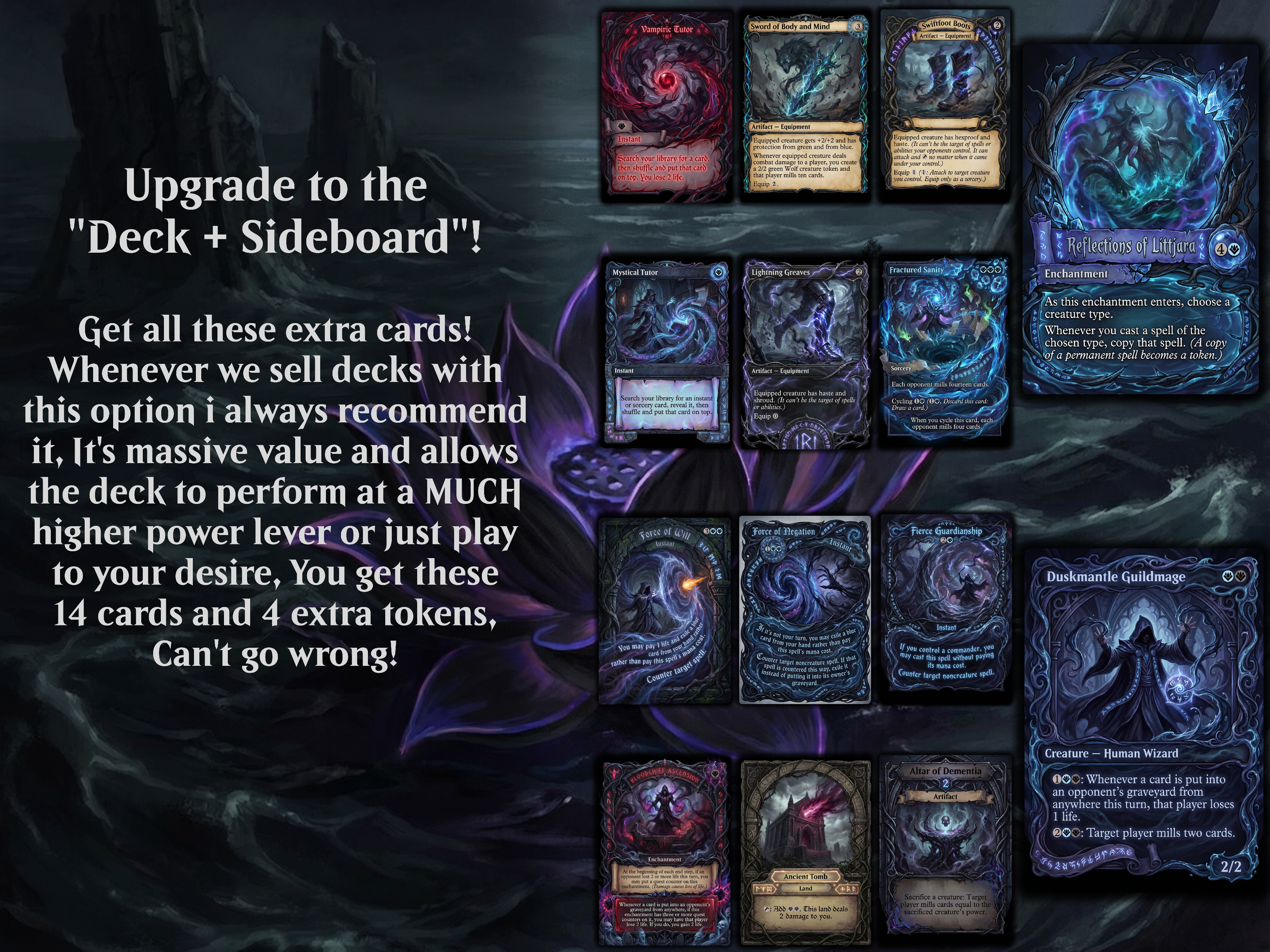 Captain N'ghathrod Horror Tribal Commander Proxy Deck